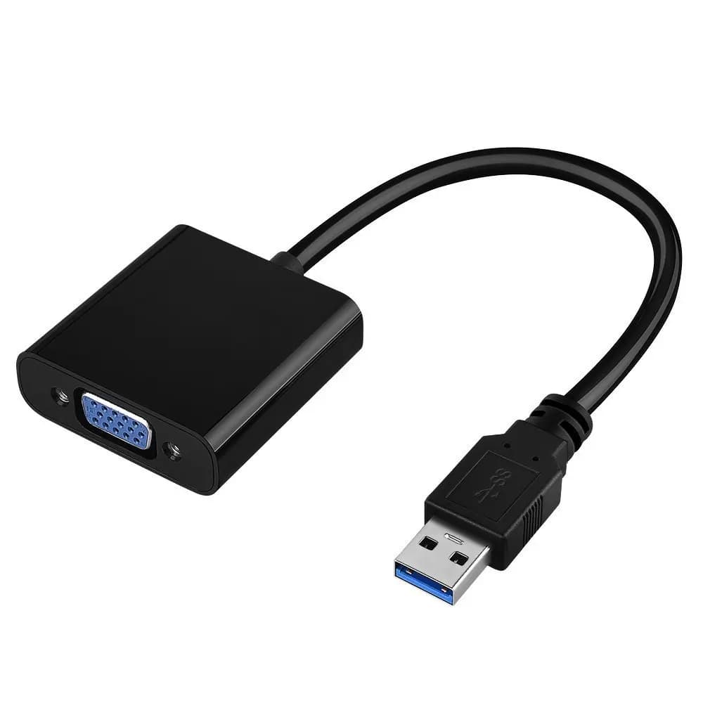 Adattatore USB 3.0 a VGA, convertitore video FHD multi-display, supporto per computer Windows, desktop, laptop, PC, per monitor e proiettore