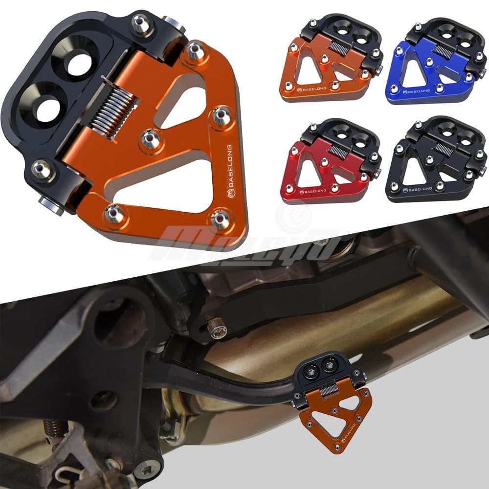 Per RIEJU MR250 MR300 MR RACING 250/300 MR PRO 250 300 2020 2021 2022 2023 Motocross Pieghevole Pedale del Freno Posteriore Passo Punta Piastra