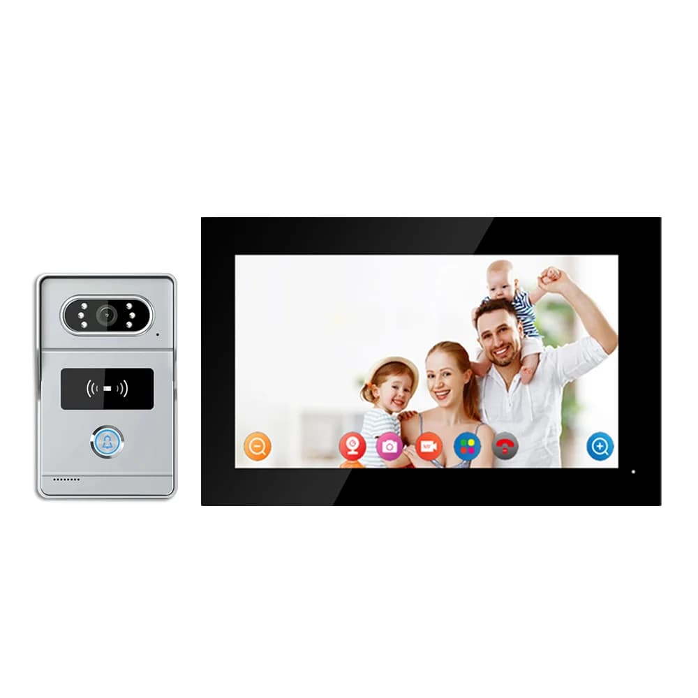 7" IPS Touch Screen WiFi Tuya Smart Life Remote Control Two-way Intercom Security Smart Video Doorbell