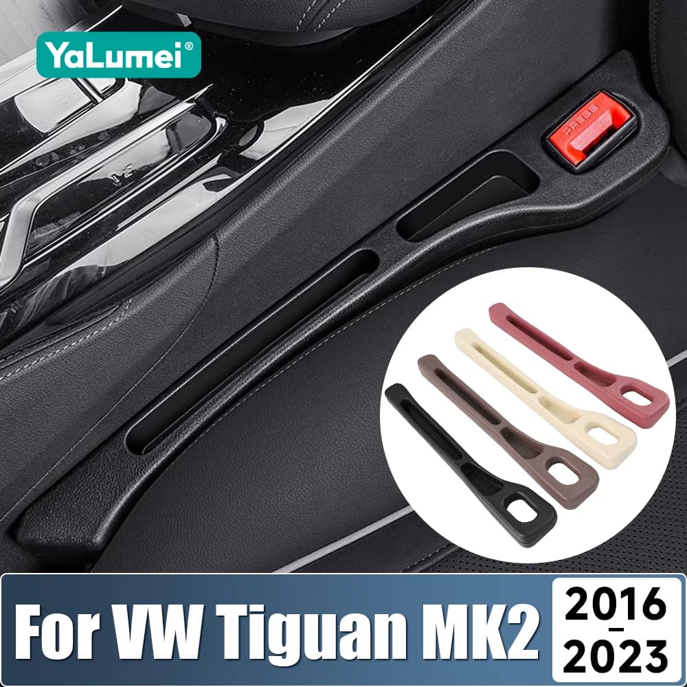 2PCS Car Seat Strips Perdite Gap Side Filling Seal for Volkswagen VW Tiguan MK2 R-Line 2016 2017 2018 2019 2020 2021 2022 2023