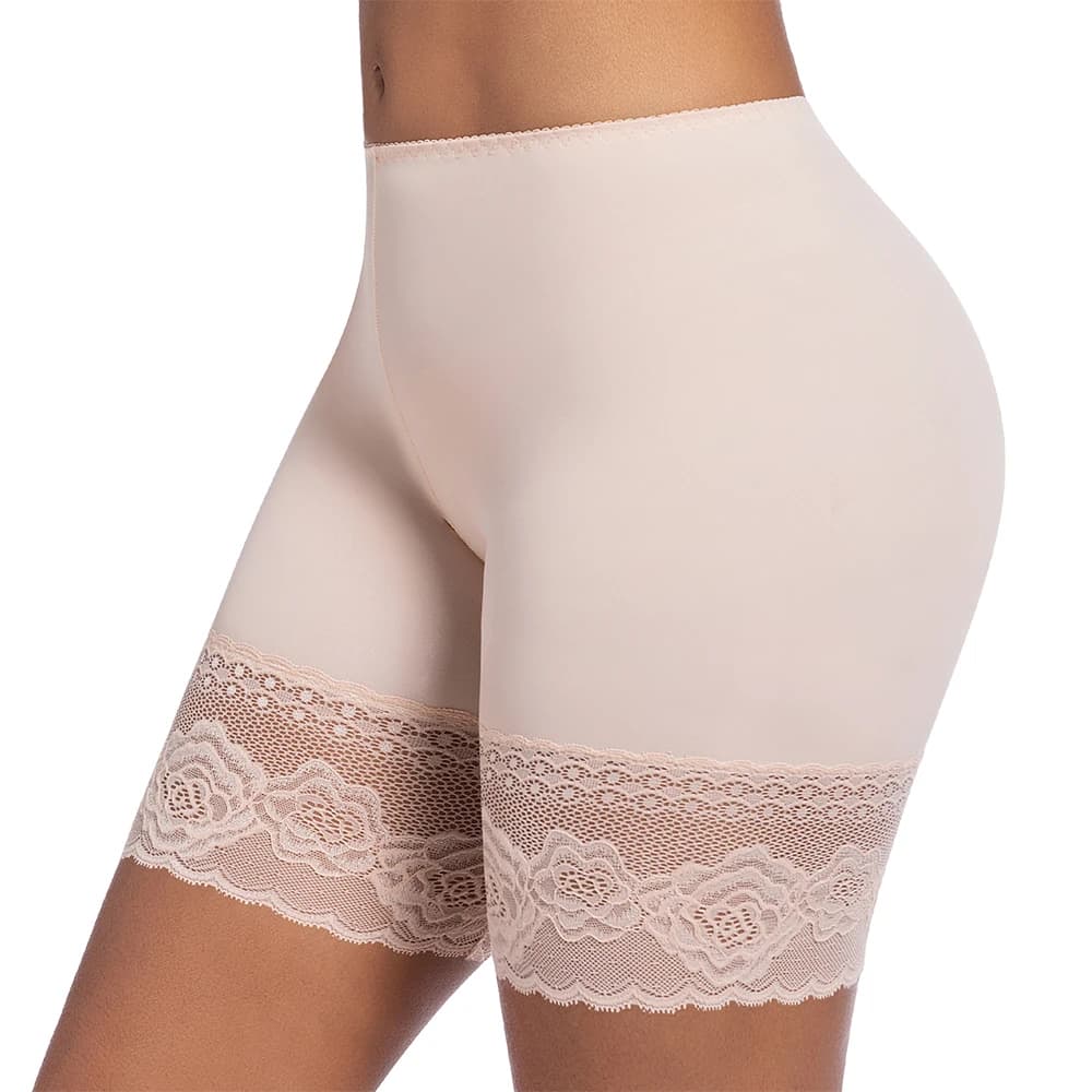 Intimo da donna Pantaloncini sotto la gonna Pantaloni di sicurezza Anti sfregamento Coscia a vita alta Mutandine boxer Anti attrito Pantaloni corti sexy