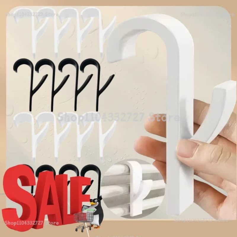 Ganci e Clip per Asciugamani da Doccia, Portaoggetti per Radiatore, Appendiabiti per Sciarpe, Organizzatore per Bagno