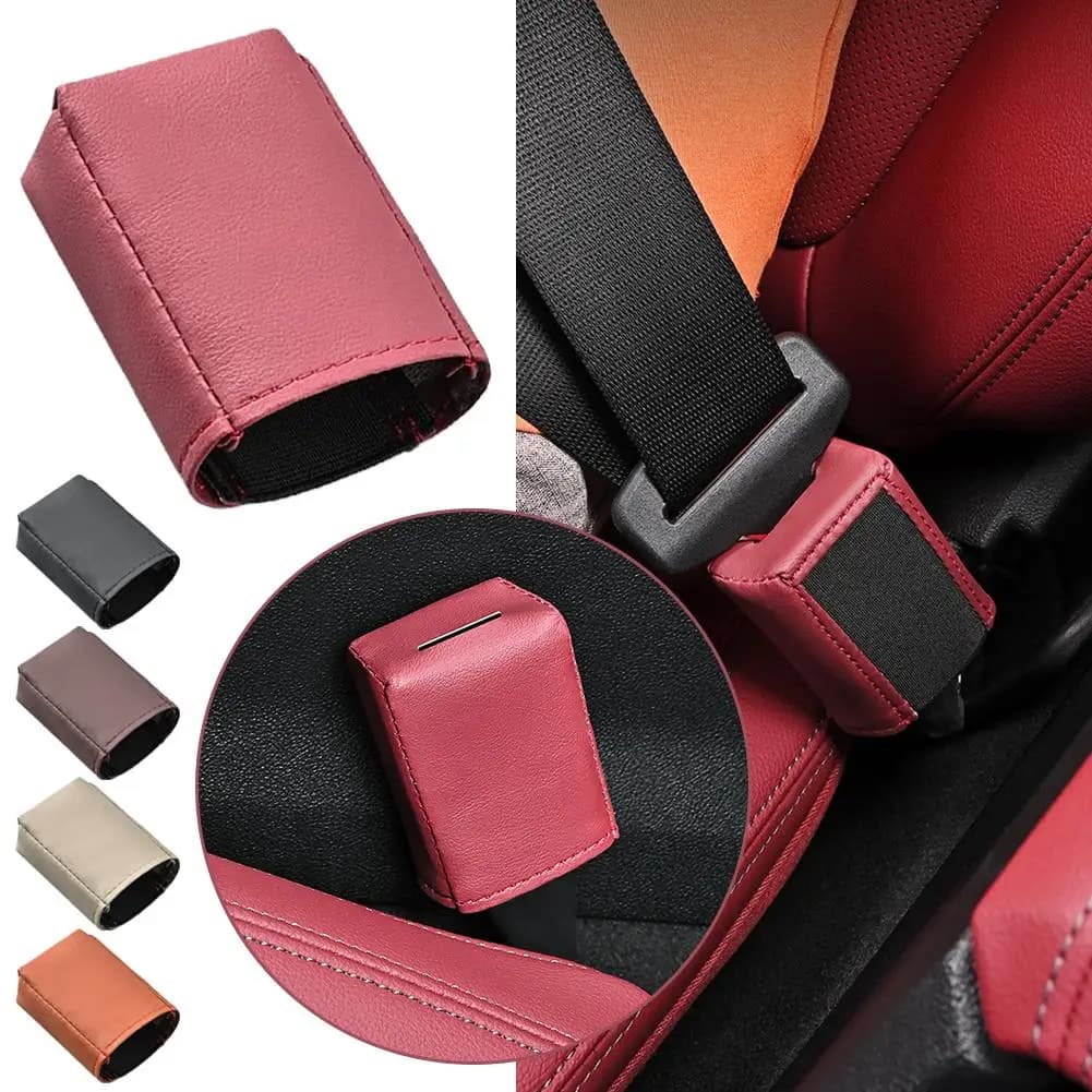 Presa per cintura per auto Custodia protettiva in pelle elastica Cuciture squisite Accessori per l'installazione interna Auto Multiple Co R1x2