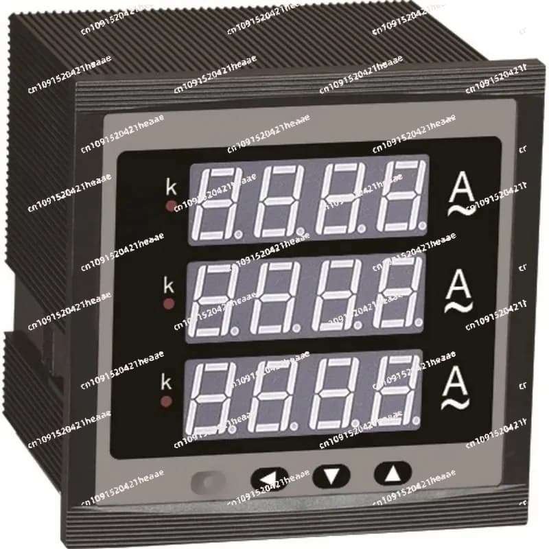 Adatto per display digitale con amperometro trifase Display corrente allarme limite inferiore a 1 via AC5A