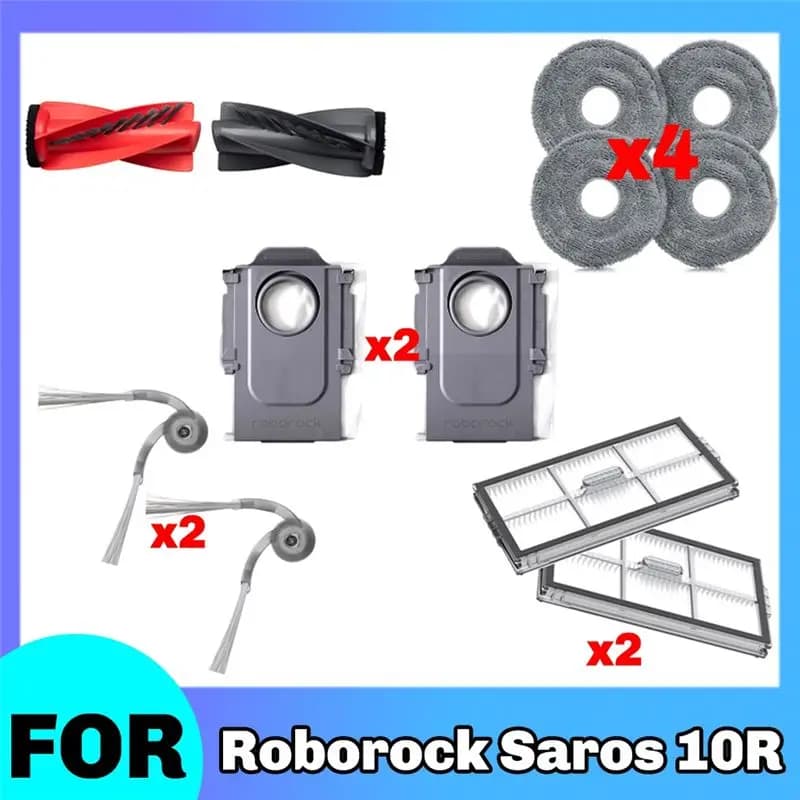 N85R-Original Main Brush Washable Vacuum Cleaner Accessories Filter Side Brush Mop Cloths Dust Bag
