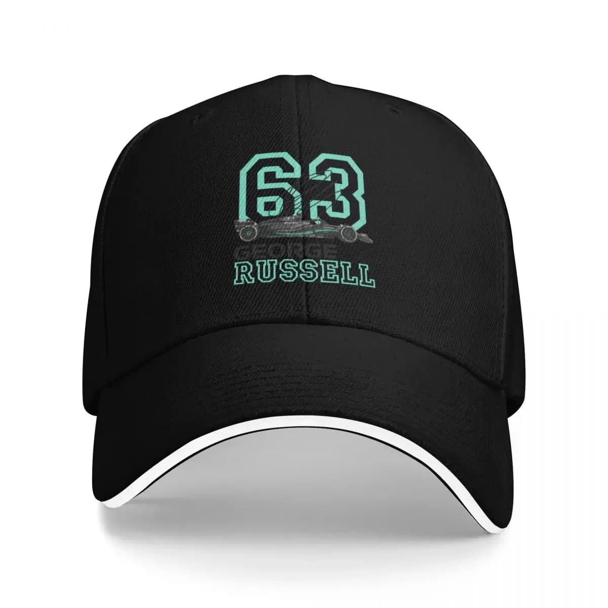 George Russell #63 Baseball Cap custom Hat birthday beach hat Women Beach Fashion Men's