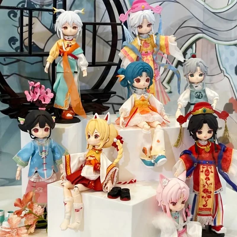 Nagi Beasts Articulated Bjd Mjd Action Figure Blind Box Sesta Generazione Tafengyin Beast Series Statuetta Anime da Collezione