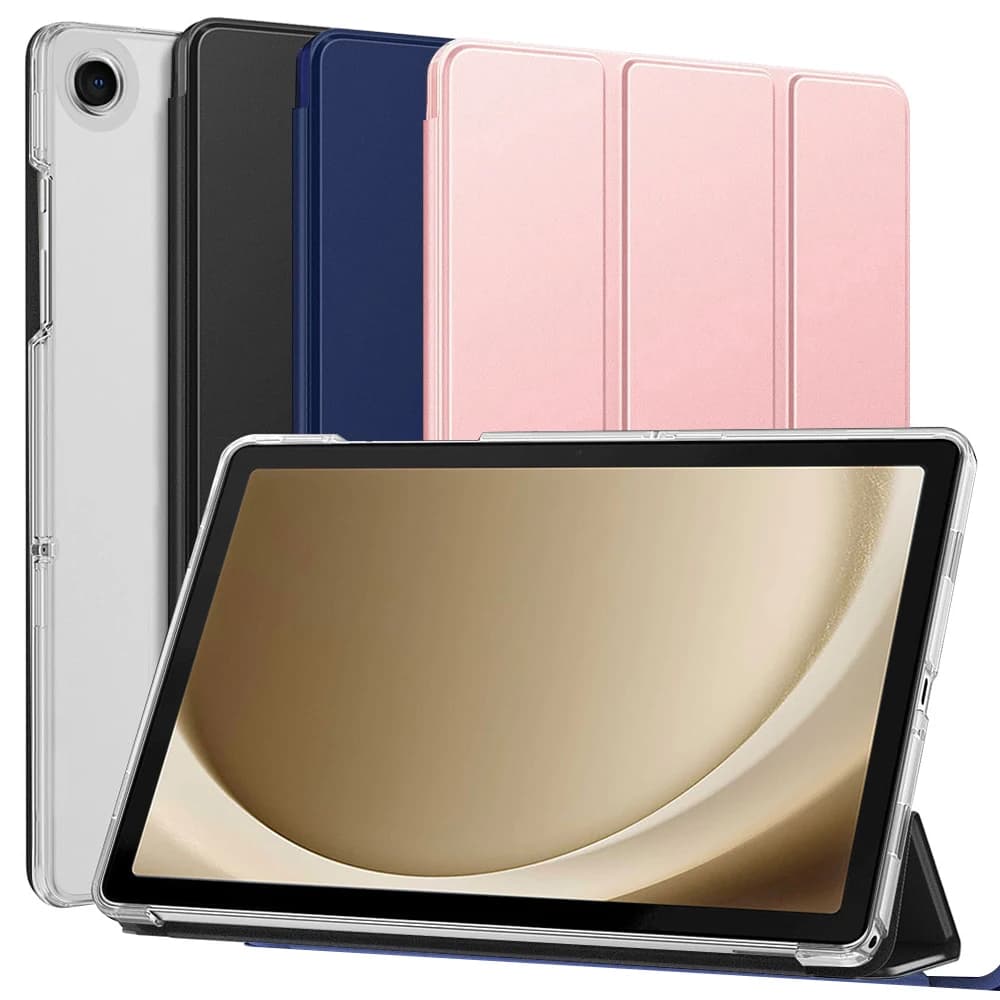 Per Samsung Galaxy Tablet Custodia per S6 lite 10.4 Tab A9 A8 A7 S7 S8 S9 S10 FE, Funzione Auto Sleep Wake Copertura smerigliata traslucida