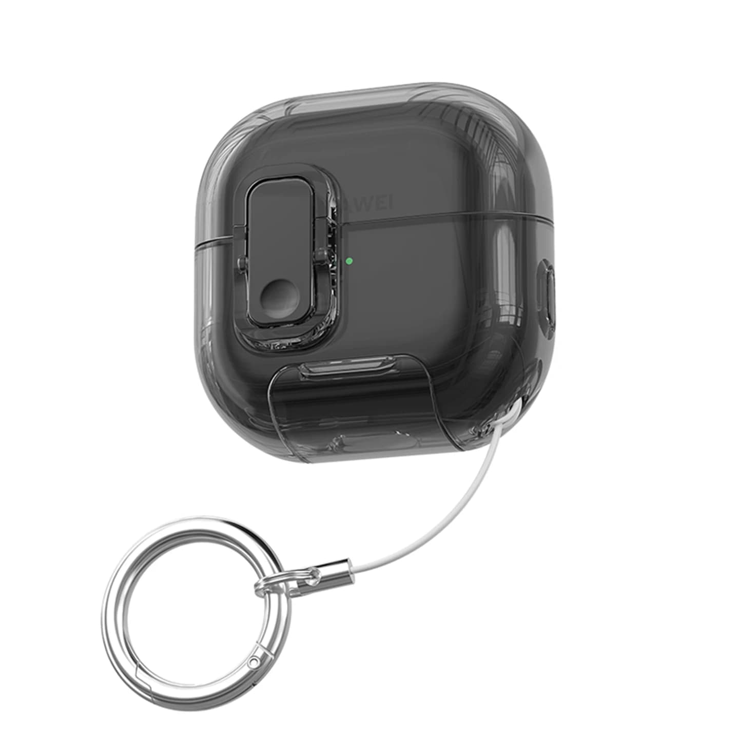 For Huawei freeclip2 Wireless Bluetooth headset case in transparent crystal Soft TPU case with freeclip 2 housing switch