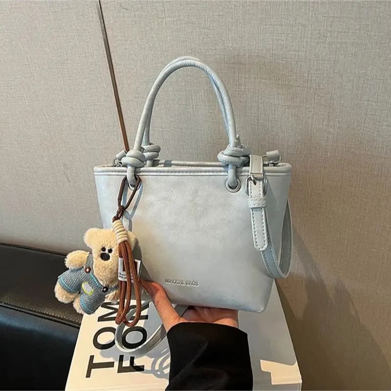 Texture Leather Women's Handbag 2026 New Spring Korean Style Casual Versatile Shoulder Bag Fashion High-end Crossbody Bag