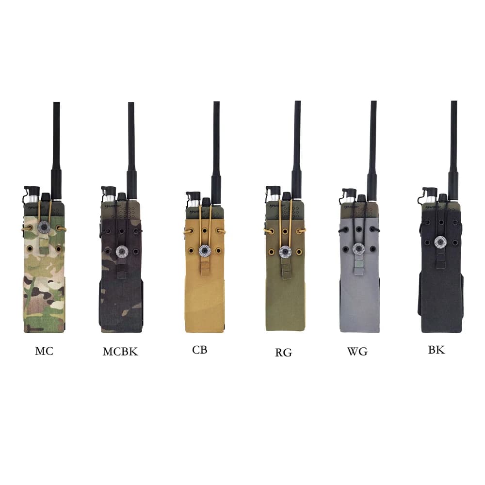 Tattico FCPC V5 Radio Walkie Talkie Molle Pouch Marsupio Tasca portatile per interfono Fondina Gilet Radio Pouch Caccia