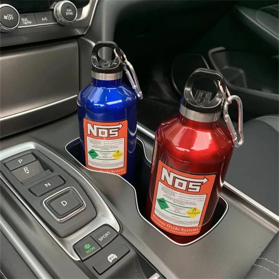 ISGTDRM Tazza isolante per auto NOS Cilindro di azoto Vuoto Bollitore in acciaio inossidabile 500ML Bottiglia sportiva da viaggio ad alta capacità Tazza d'acqua
