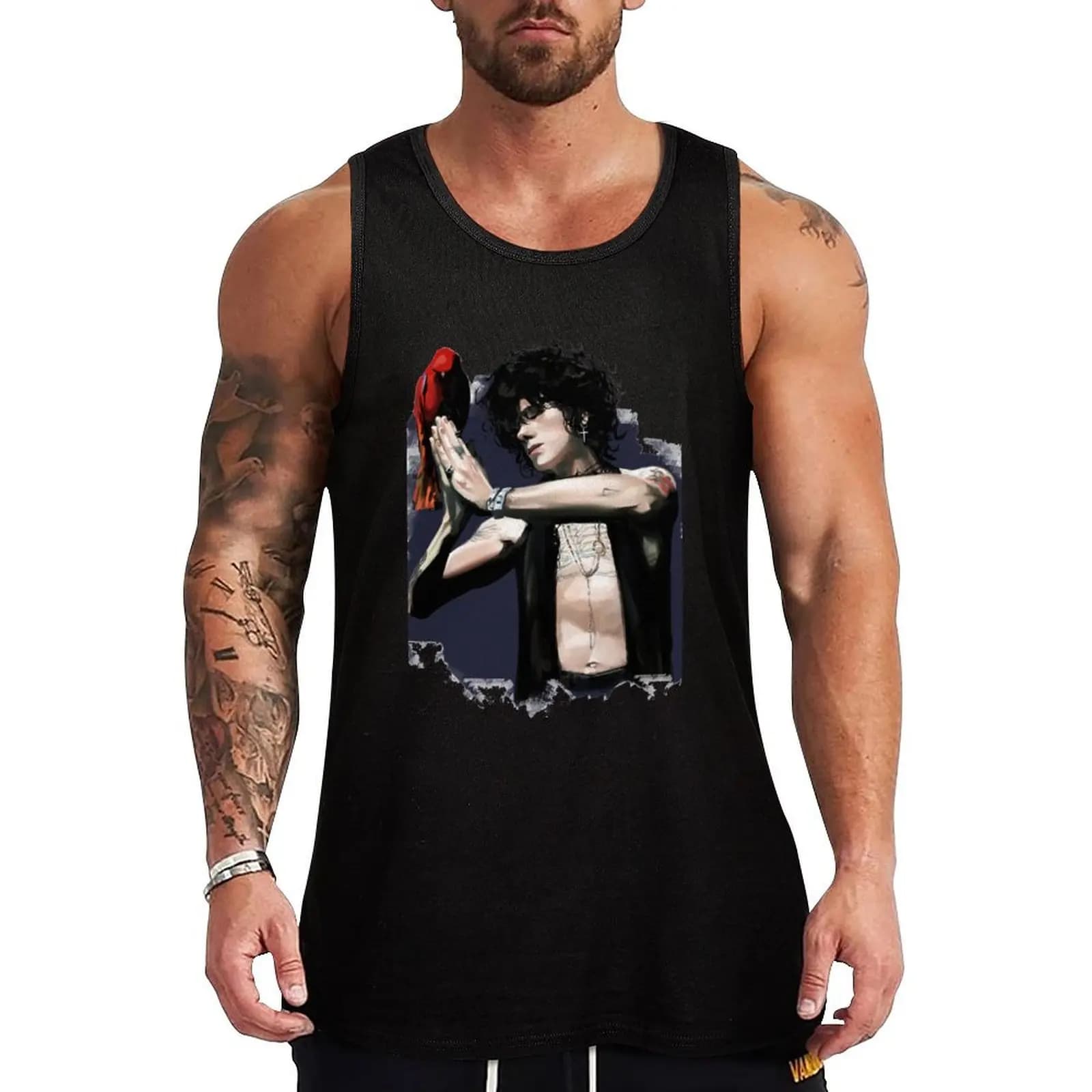 laura pergolizzi churches Tank Top Basic Tank Top per l'uso quotidiano Tessuto morbido e confortevole