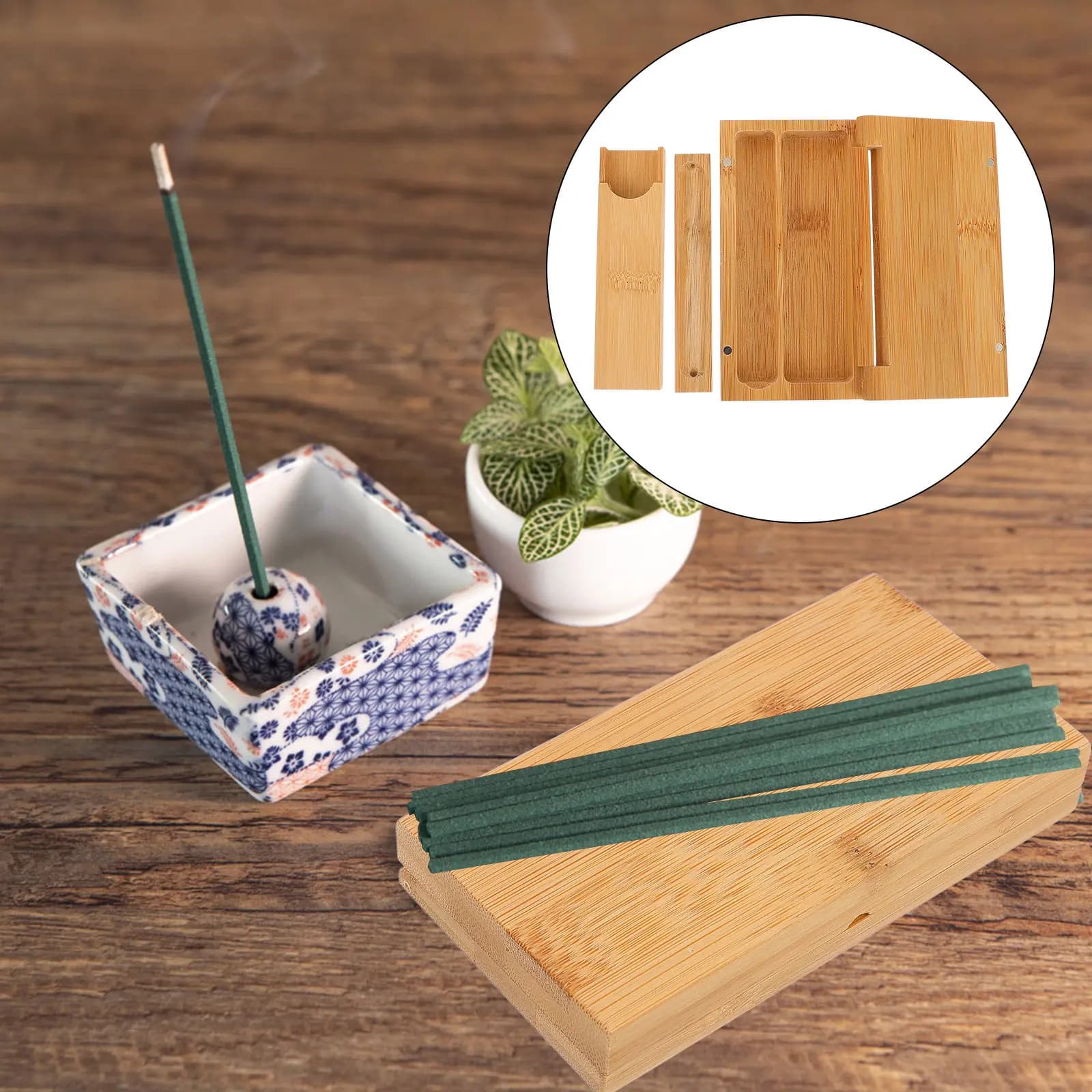 Exquisitely Crafted Sandalwood Incense Box High Density Lightweight Portable Incense Stick Storage Holder for Home Temple Use