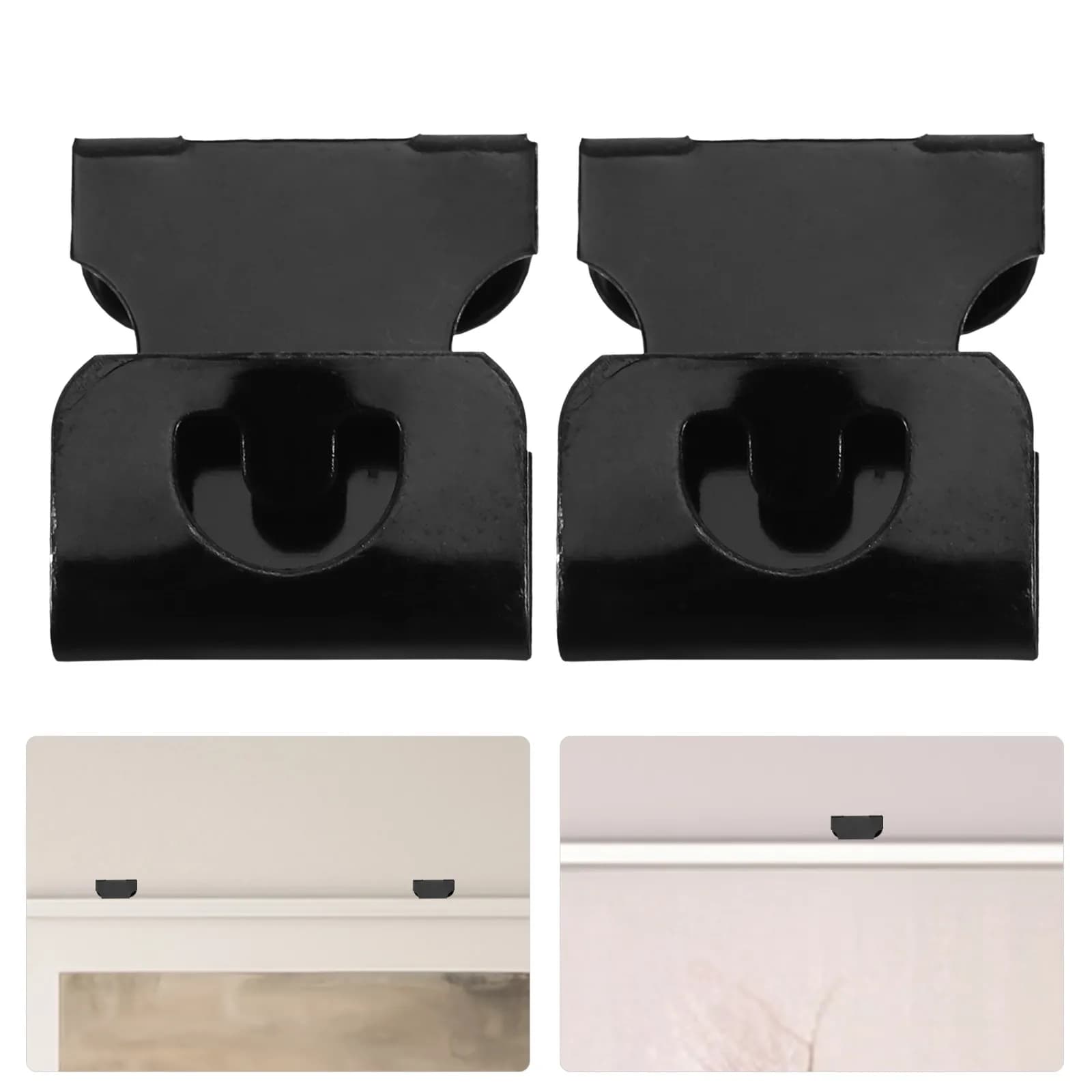 50 Pezzi - Ganci Curvi in Metallo per Cornici, Ganci Resistenti per Appendere Quadri, Cornici per Foto, Tele e Album