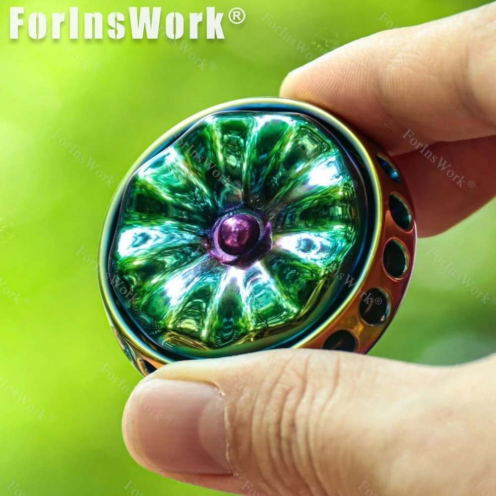 Acciaio inossidabile Colore verde Fiore eterno Fidget Spinner Giocattolo Antistress Giocattoli Giroscopio Metodo multi-gioco