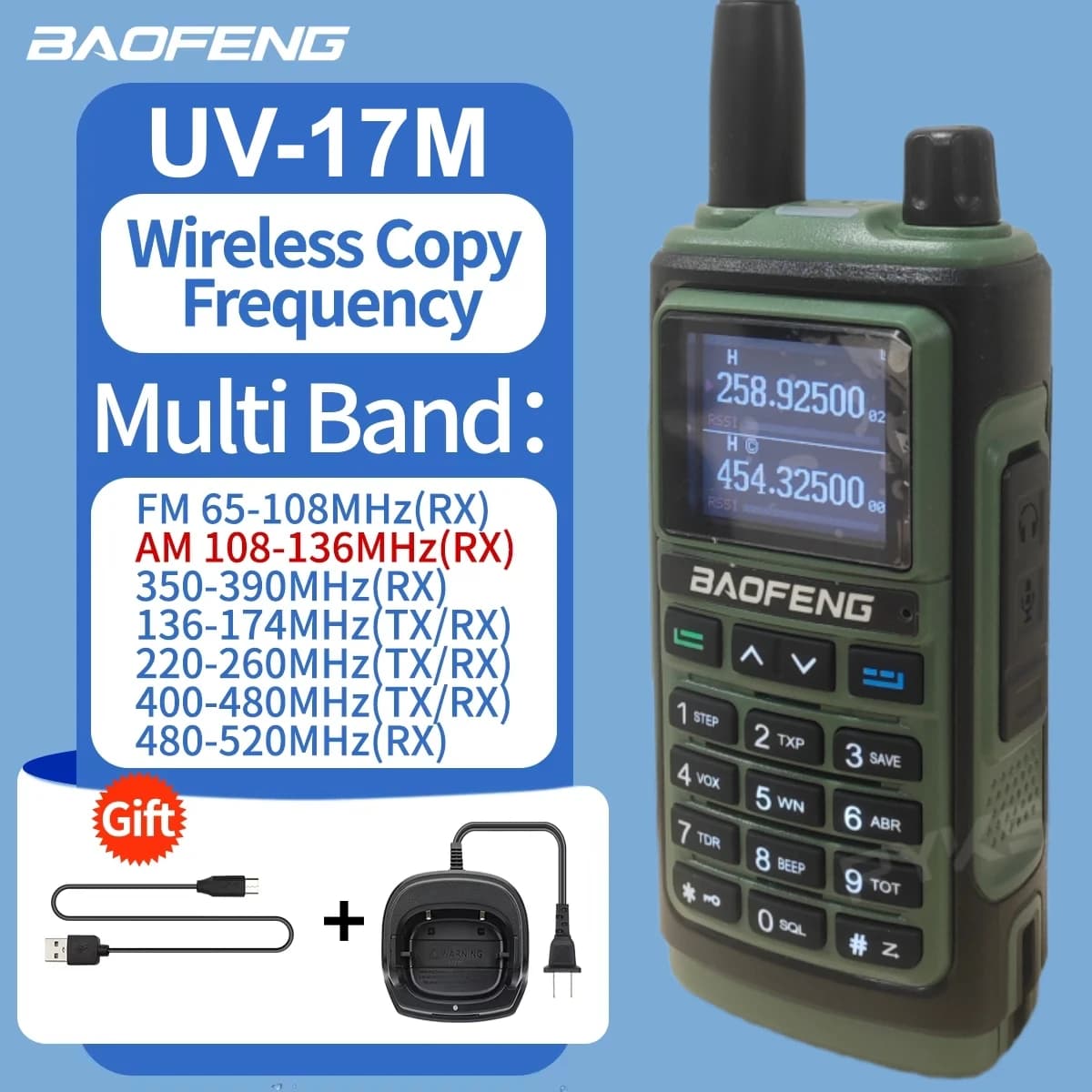 Eccezionale Walkie-Talkie: Funzione di scansione, risparmio energetico per un utilizzo prolungato e potenza di uscita di 10W per comunicazioni a lungo raggio