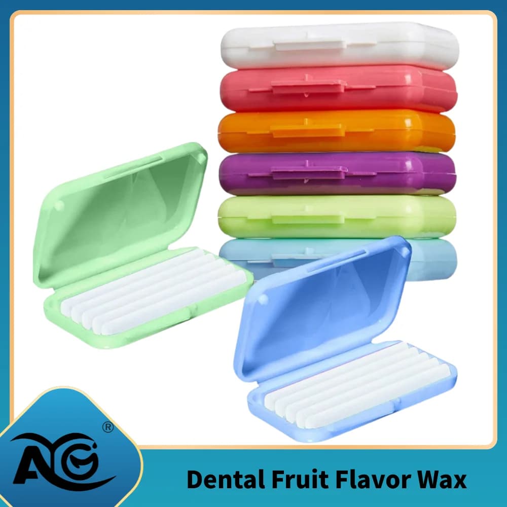 AG 10Box Dentale Fruit Flavor Cera Ortodontica Correction Cera Bretelle Genghive Pain Oral Hygiene Teeth Whitening Care Tools
