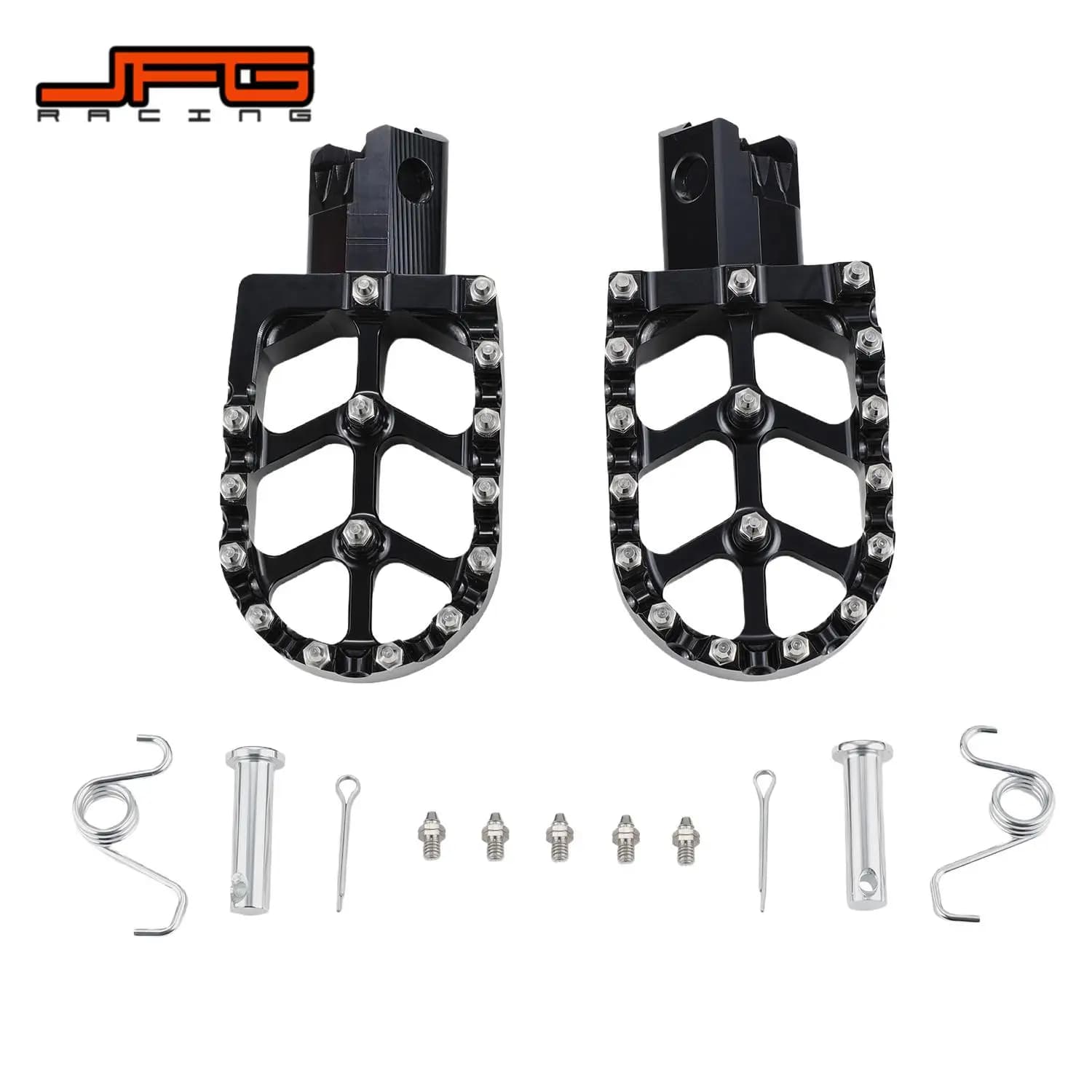 Pedane Universali per Moto Q20 Talaria Surron Suzuki Kawasaki Yamaha, Poggiapiedi Off-Road Motocross, Pedali Durevoli