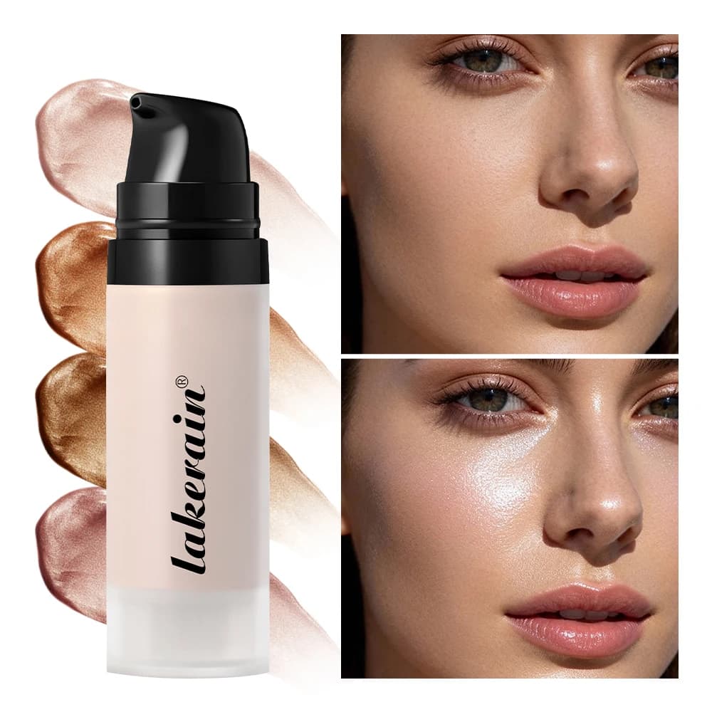 Evidenzia fondotinta Glowy Super Gel Leggero Dewy Multiuso Llluminator Primer Idratante Nutriente Primer non appiccicoso