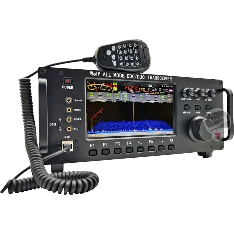 HF Traver Walkie Talkie Professionale con Display 3D a Cascata, 100W, 0.5-750MHz, Tutti i Modi, DDC DUC, Ultima Versione