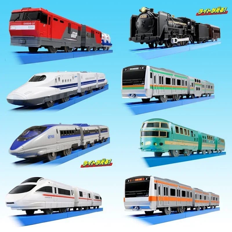 Takara Tomy Tomica Plarail Trackmaster Treno Modello Kit Giocattoli per bambini Hot Pop Bambole per bambini Ferrovia Locomotiva motorizzata Giocattoli per bambini Ragazzi