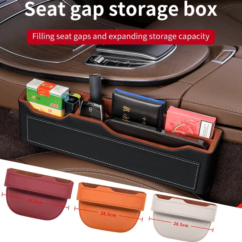Nuovo aggiornamento Car Seat Gap Organizer Storage Box Pocket multifunzione Universal Wallet Keys Card Cup Phone Holder accessori Auto