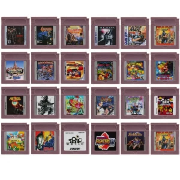 Cartuccia di gioco GBC Lufia Castlevania Legends Trip World Gallery 2 3 Kid Dracula Scheda console per videogiochi a 16 bit