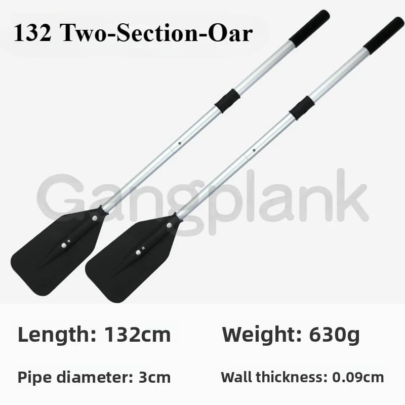 Barca da pesca Kayak Lega di alluminio Paddle Motoscafo Barca in gomma Nylon Manuale Remo universale