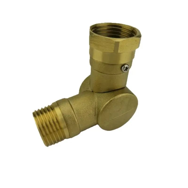 【HOT ITEMS】Adattatore girevole per tubo da giardino regolabile 180 ° & 360 ° Raccordi per rubinetti regolabili con connettore a gomito per tubo flessibile rotante in ottone Oro