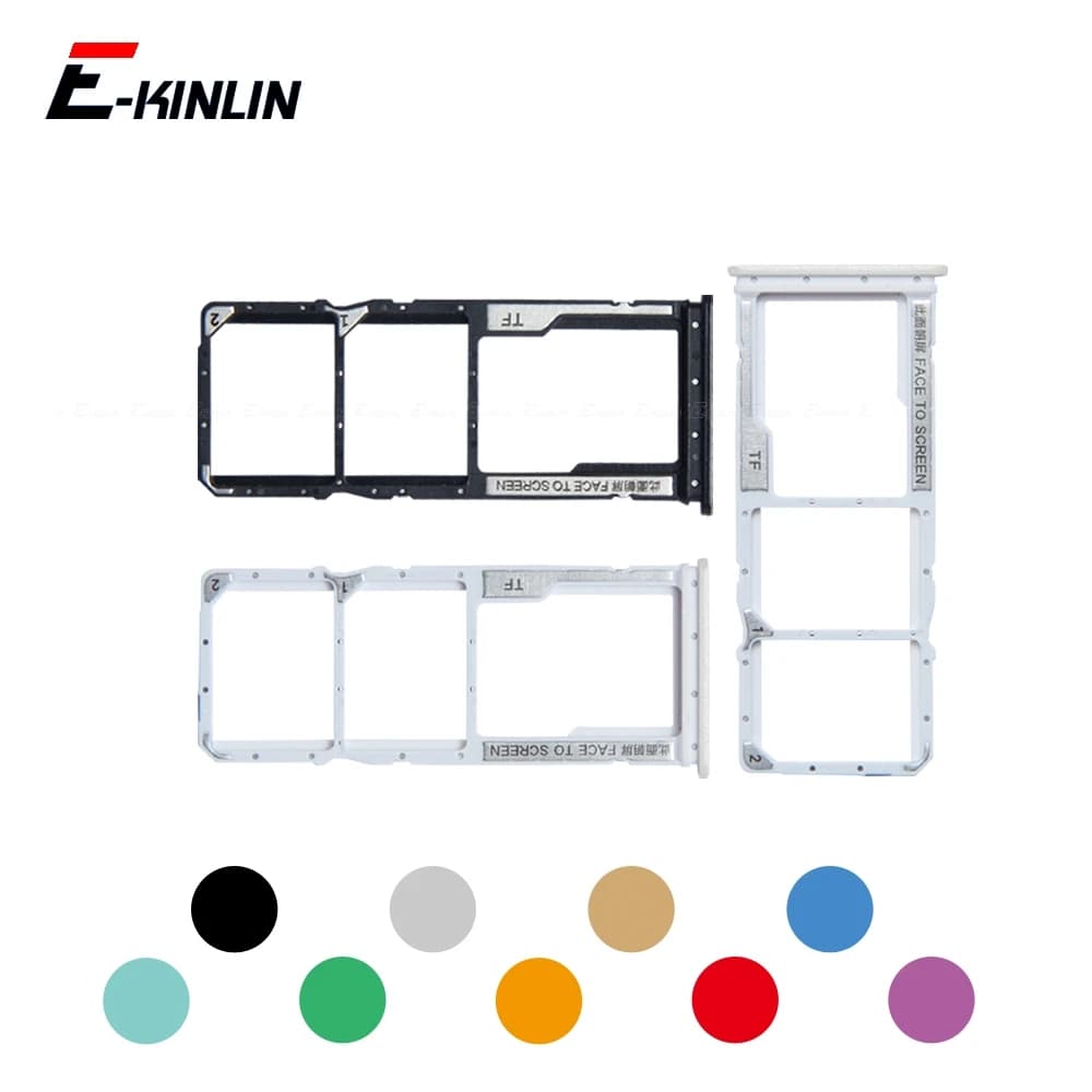 Scheda SIM Scheda Micro SD Vassoio Presa Supporto Slot Contenitore Connettore Adattatore Lettore Parti Per XiaoMi Redmi Nota 9 Pro 4G 5G