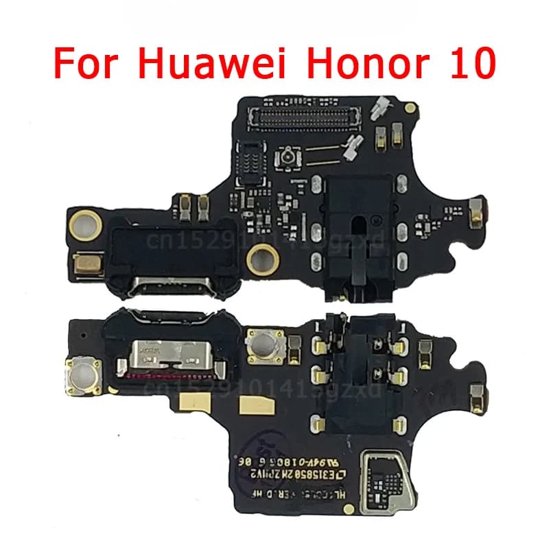 Scheda di ricarica per Huawei Honor 10 porta di ricarica spina USB connettore Dock PCB cavo flessibile con parti di ricambio per microfono