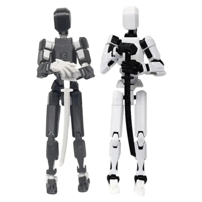 Giocattolo Action Figure 3D Mini Action Figure con modelli di giocattoli mobili a corpo intero Multi-snodato per tavolo da pranzo tavolino scrivania