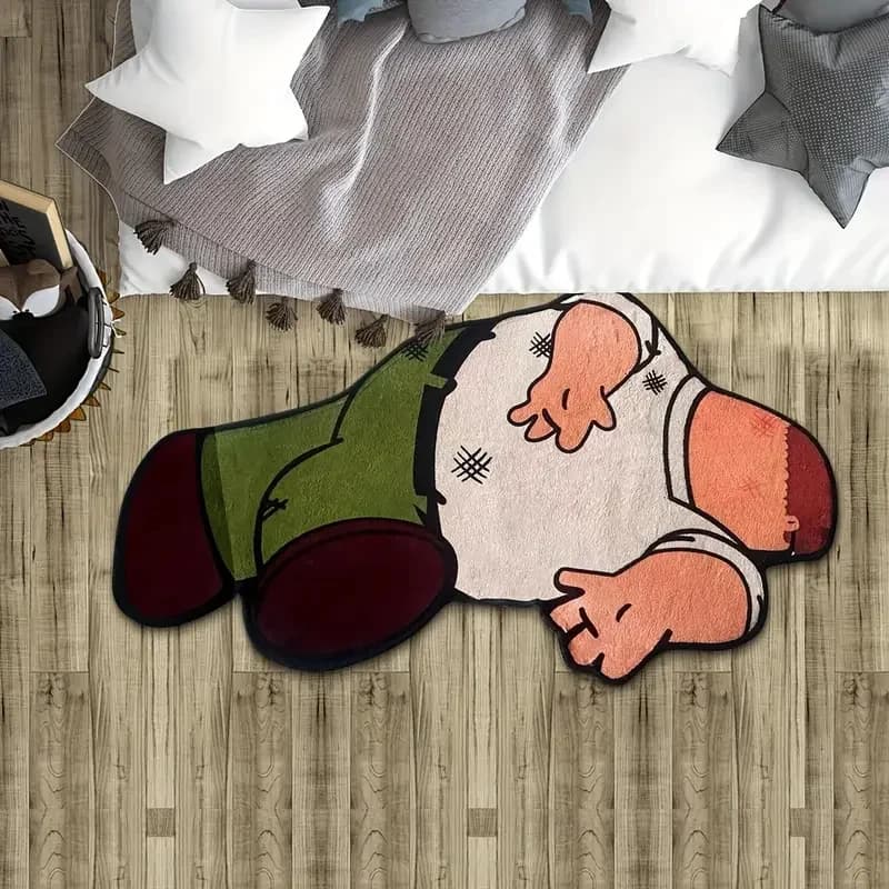 VIKAMA Carpet for bedroom with cartoon characters, soft, non-slip, blanket for bed, inside doormat, home decoration