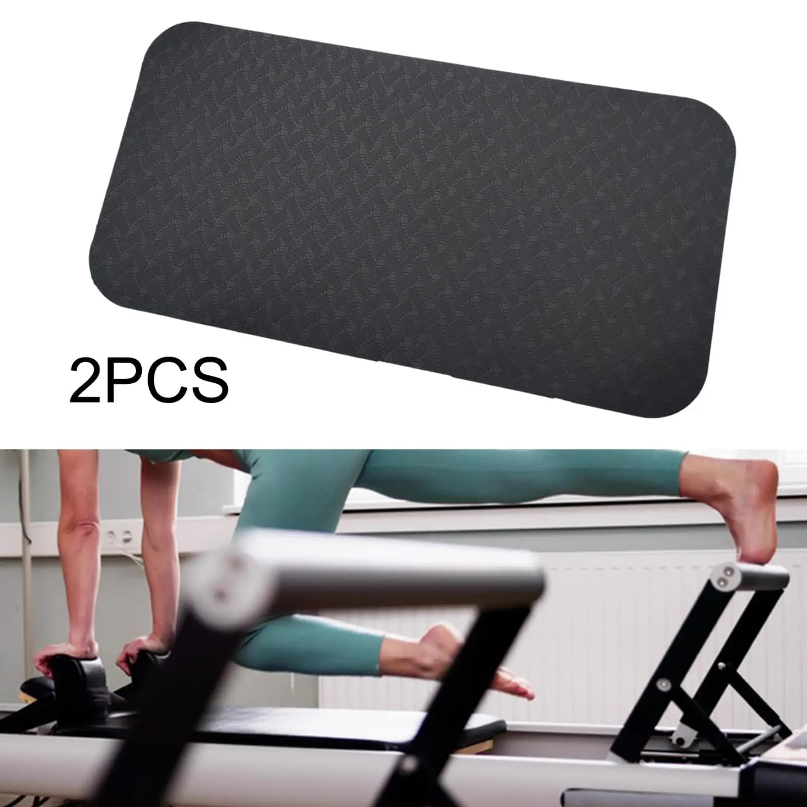 2 Pieces Pilates Carpets, Multifunctional Knee Pads for Yoga, Home and Gym Training Accessories