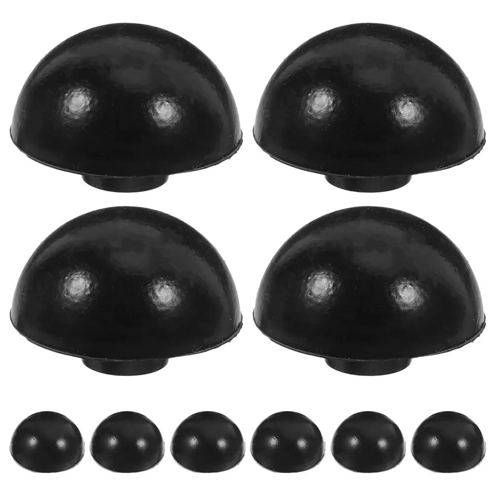 12 Pezzi Cuscinetti in Silicone Antiscivolo per Tamburo Etereo, Base Stabile, Riduzione del Rumore, Supporto di Ricambio per Tongue Drum