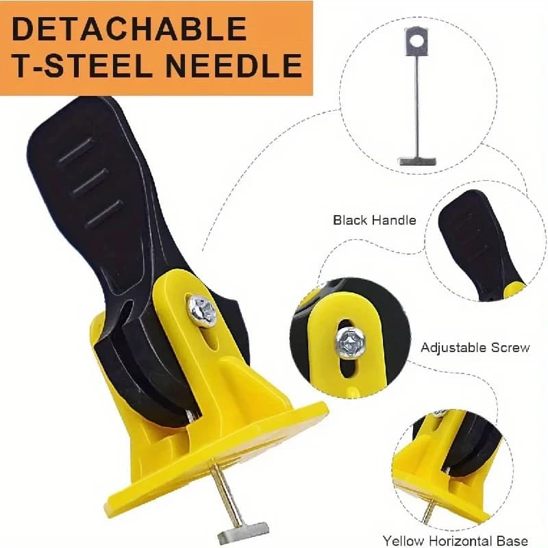 50Pcs Floor Tile Leveling System Clips Leveler Adjuster Kit Set for the Tile Laying Fixing Flat Ceramic Wall Construction Tools