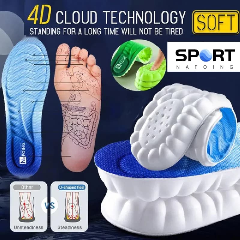 Nuove solette sportive per scarpe, suola in PU, morbide, traspiranti, ammortizzanti, per la corsa, ortopediche, per la cura dei piedi.