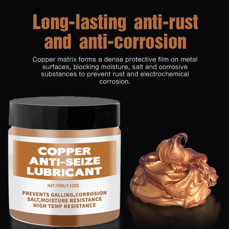 Copper Grease Anti Seize Copper Thread Grease Automotive Maintenance Grease Versatile Car Brake Lubricant For Car Brake