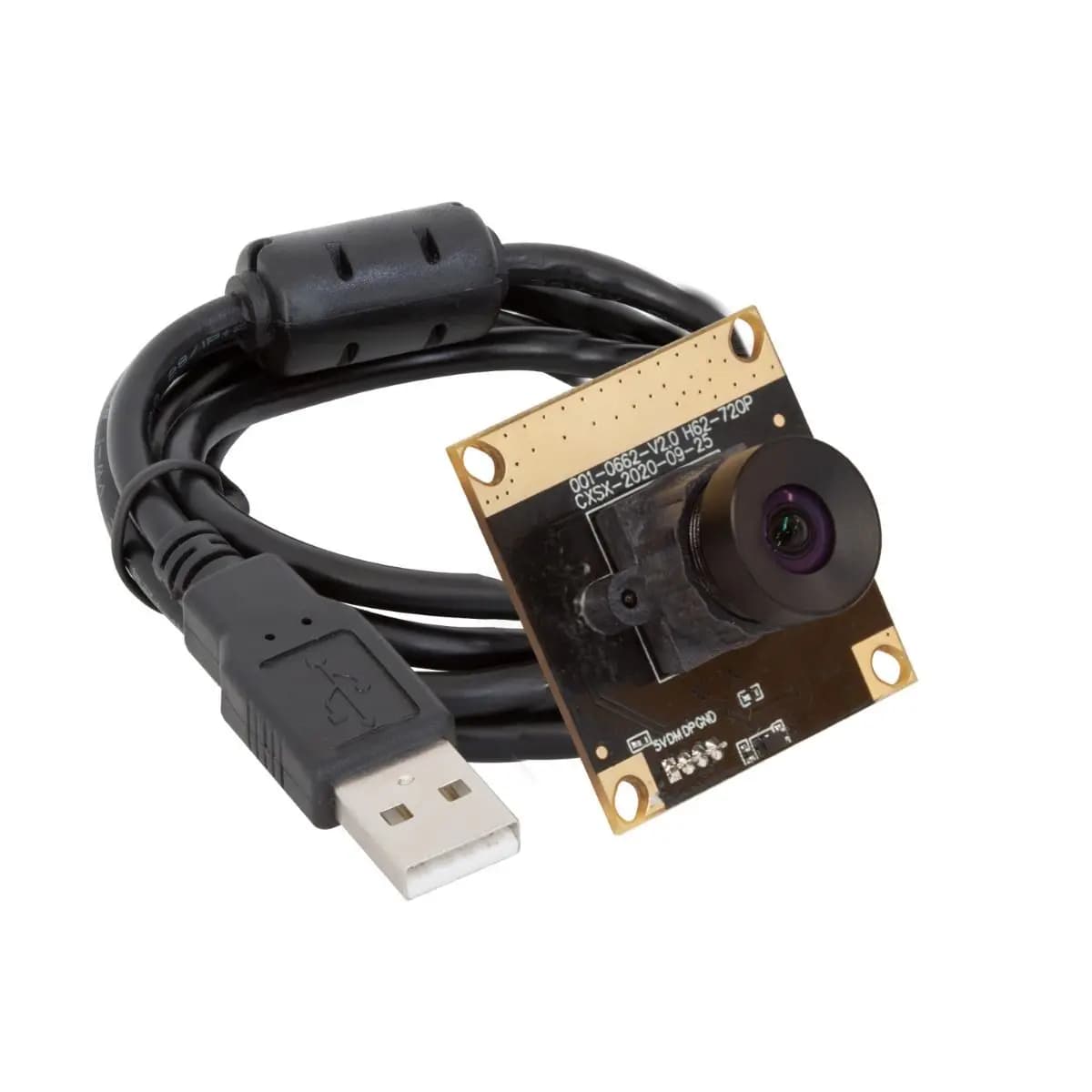 Arducam Computer USB Camera Card, 1MP 720P 1/4" JXH62 Low Distortion UVC Camera Module USB 2.0 Webcam without microphone, wi