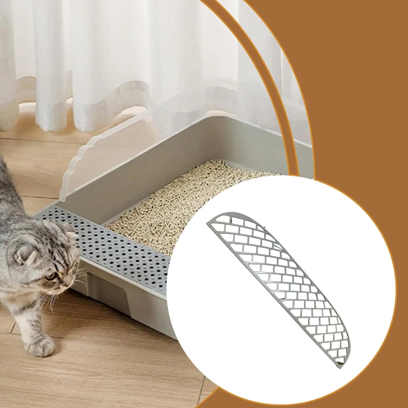 Filtro per Lettiera per Gatti, Ricambio Grigio in ABS Premium, Facile da Pulire, Compatibile con X30 Gen 1 2 3 4