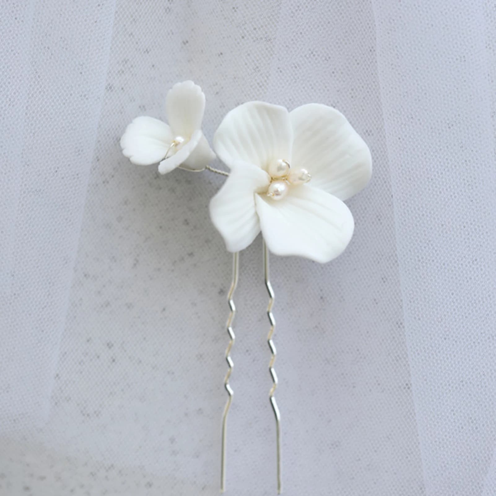 Women's floral hair clips, hair combs with pearls, wedding ring, party hair clips, wedding hair accessories with pearls