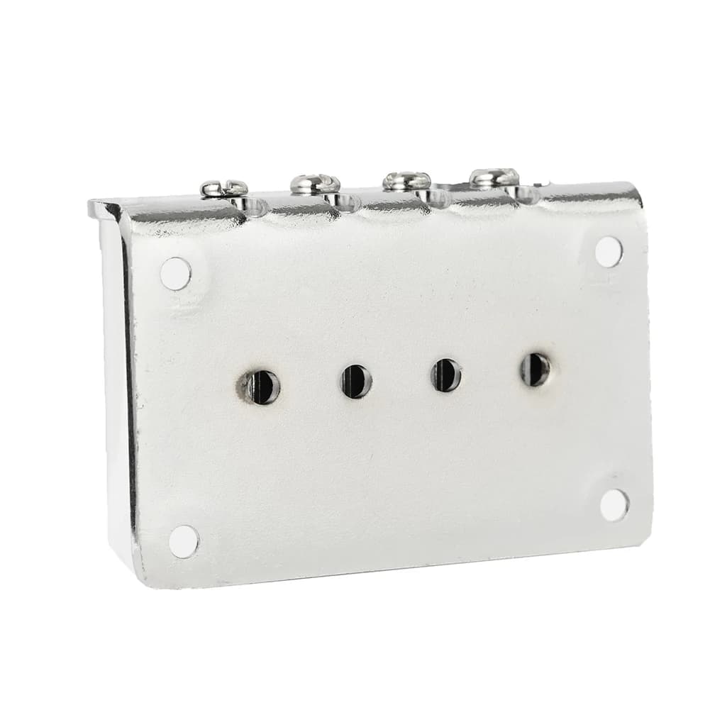 Accessorio Ponte Hardtail in Metallo Elegante per Chitarre Elettriche e Ukulele con Selle Regolabili