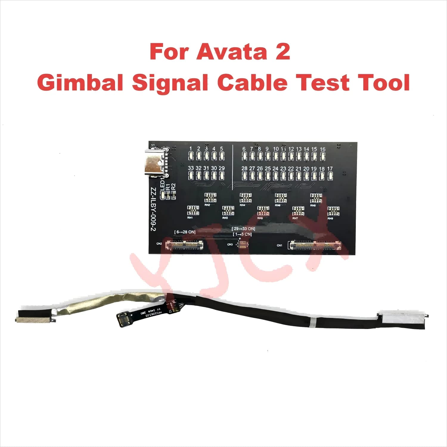 New Gimbal Camera Signal Cable Test Tool for DJI Avata 2 Signal Line Test Board Drone Part in Stock
