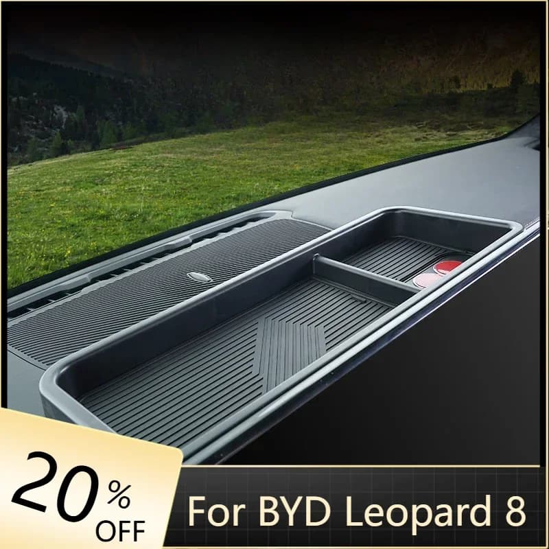 Car Navigation Screen Rear Storage Box Rack Machine Central Control Rear Storage Decorative Supplies for BYD Equation Leopard 8