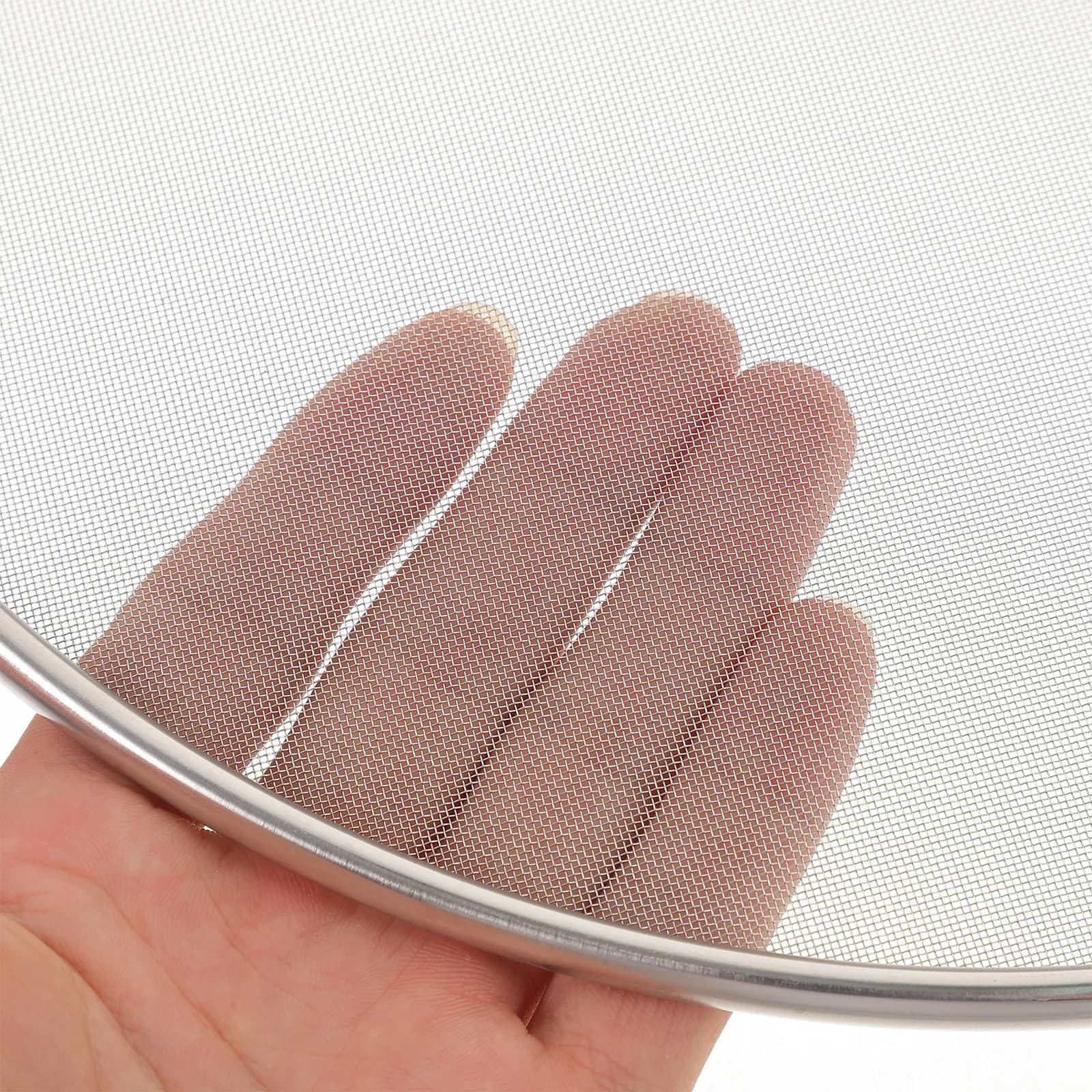 Premium Oil Splatter Guard for Frying Pan 24Cm Stainless Steel Mesh Pot Lid Anti Scalding Splatter Screen for Safe Cooking Easy