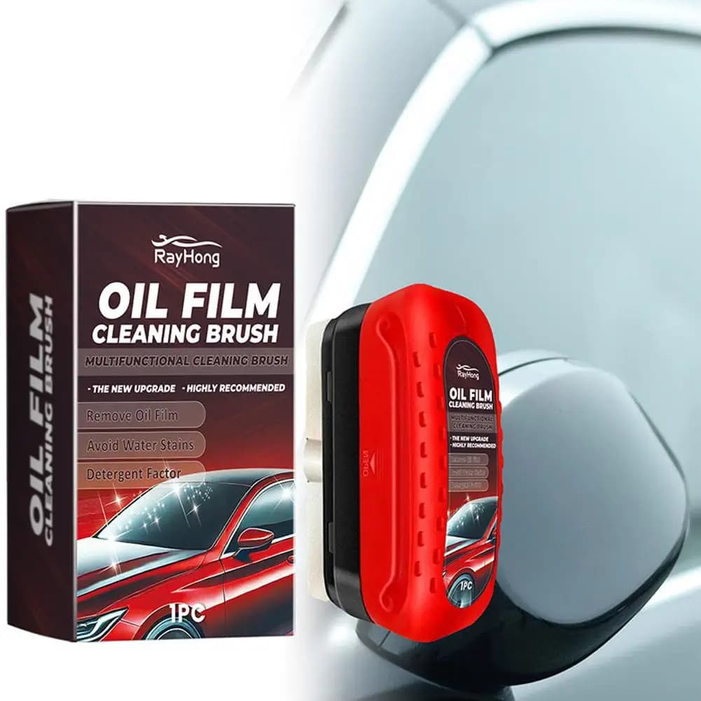 Glass for auto glossy powerful windscreen cleaner for auto removal oil film cleaner for auto glass removes dirt brush for car cleaning