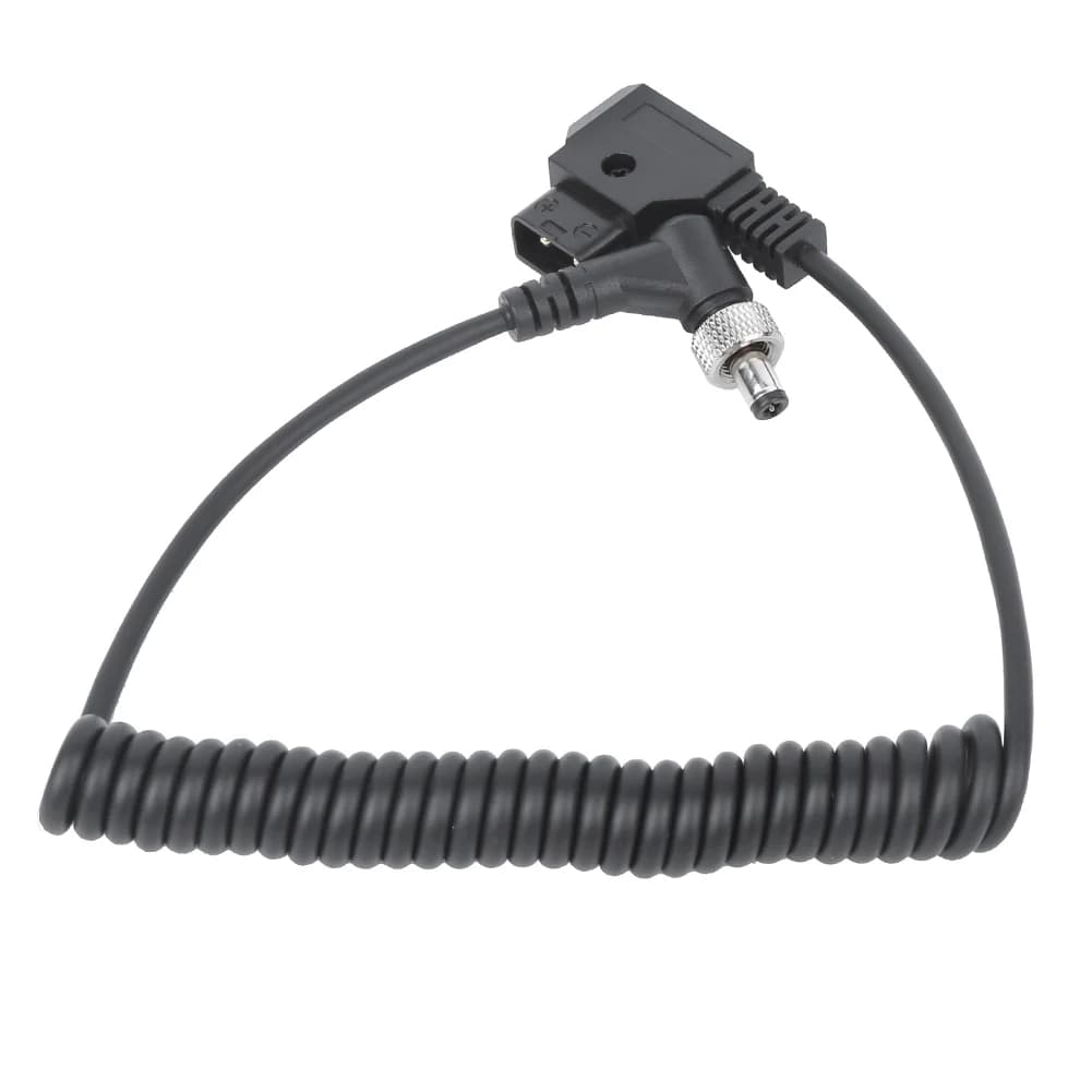 D‑ TAP Plug to Port Monitor Supply Cable Plastic Black Spring Power Wire with Lock Monitor Power Supply Cable