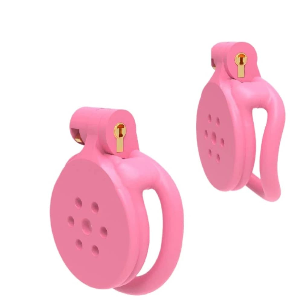 New 3D Printed Chastity Device Male Flat Cock Cage Arc Flat Penis Rings Sissy Hidden Underbelly Cockrings Sex Toys for Men Adult