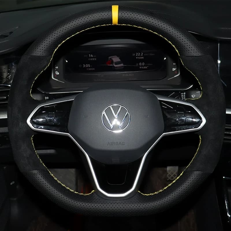 Black suede car cover hand-sewn for Volkswagen Passat B9 Tiguan 2020-2023 ID3 ID4X 2022-2023
